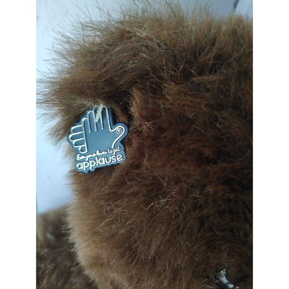 Vintage 1986 Applause Zachary Brown Teddy Bear Stuffed Animal Plush Toy 18” Tall - Picture 3 of 10